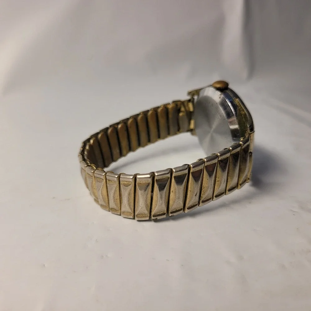 Windsor Watch Mechanical‎ Swiss Made Two-Tone Expansion Band Vintage